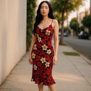 Laura Flower Printed Dress

#1144